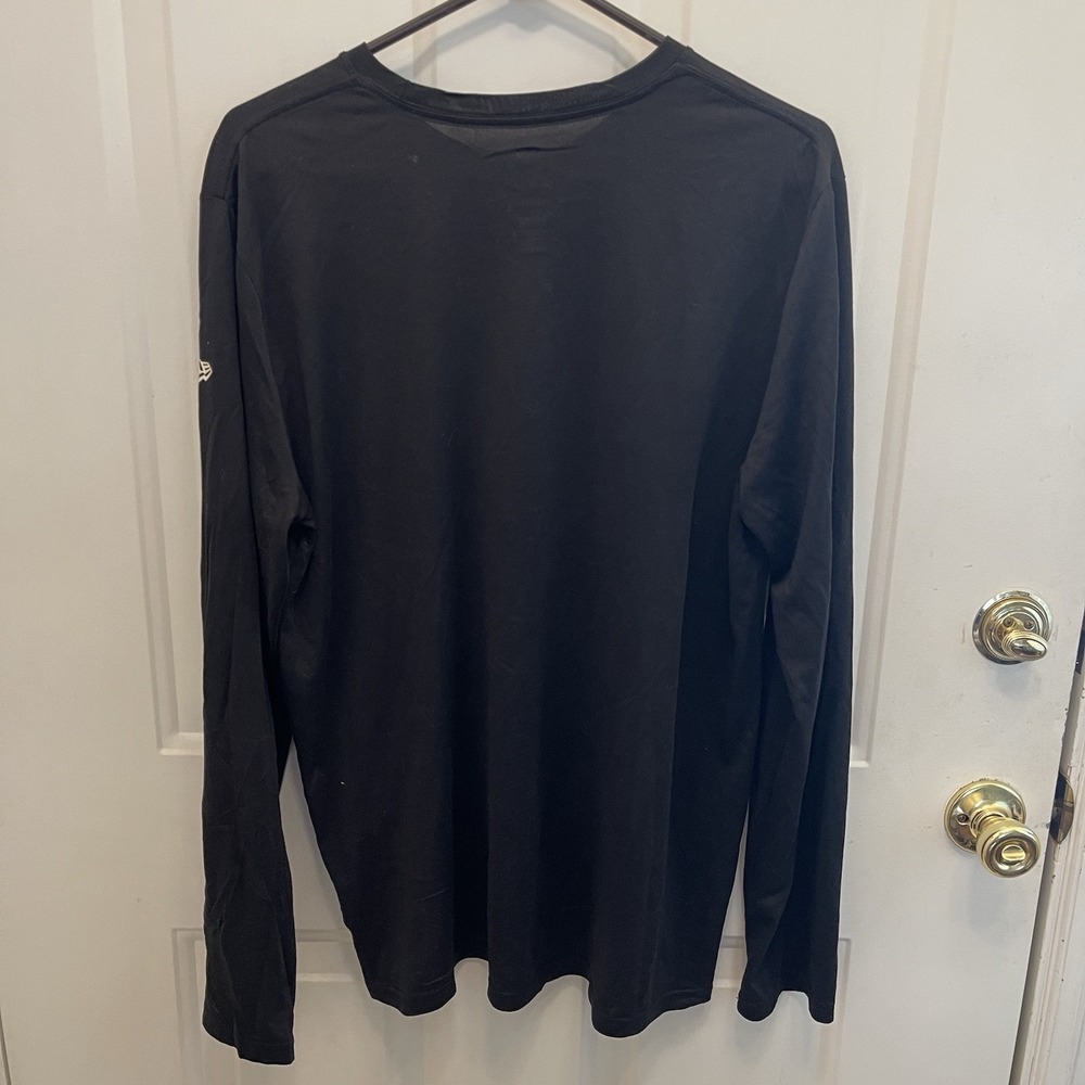 New Orleans Saints NFL Combine New Era‎ Black Long Sleeve Active Shirt Mens L - Picture 5 of 6
